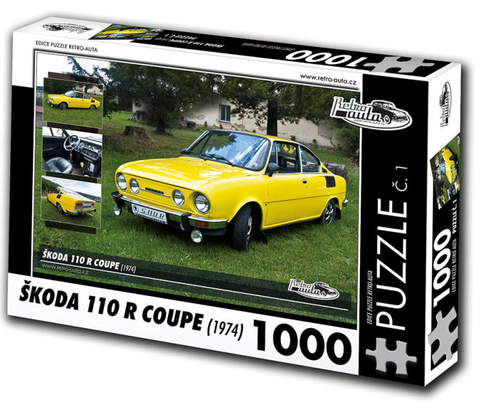 Puzzle - Retro-auta - Puzzle Skoda 110 R coupé (1974)