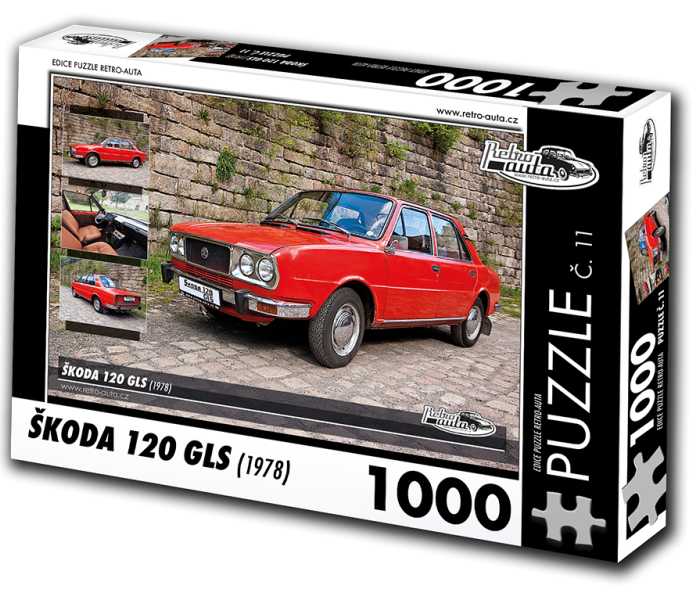 Puzzle - Retro-auta - Puzzle Skoda 120 GLS (1978)