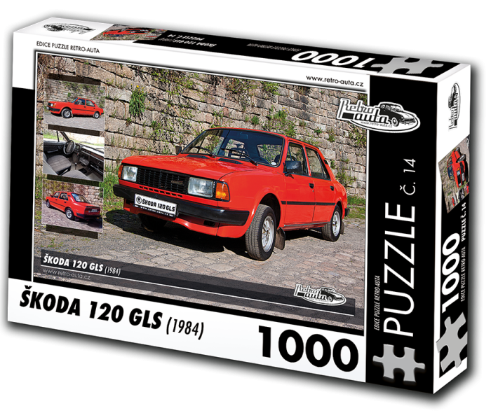 Puzzle - Retro-auta - Puzzle Skoda 120 GLS (1984)