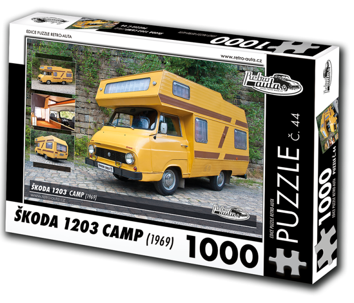 Puzzle - Retro-auta - Puzzle Skoda 1203 Camp (1969)