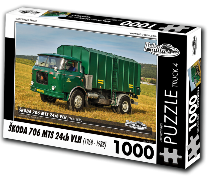 Puzzle - Retro-auta - Škoda 706 MTS 24ch VLH (1968-1988)