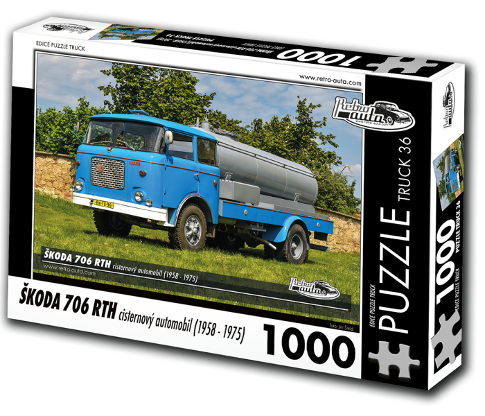 Puzzle - Retro-auta - Škoda 706 RTH (1958-1975)