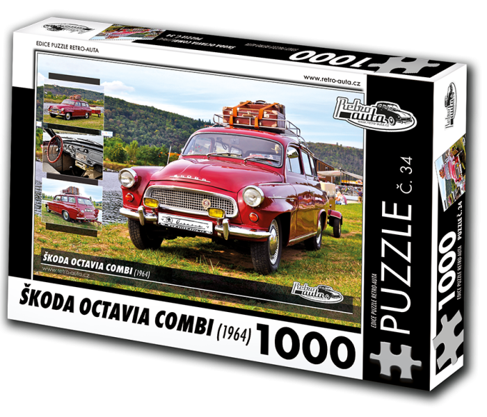 Puzzle - Retro-auta - Puzzle Skoda Octavia Combi (1964)