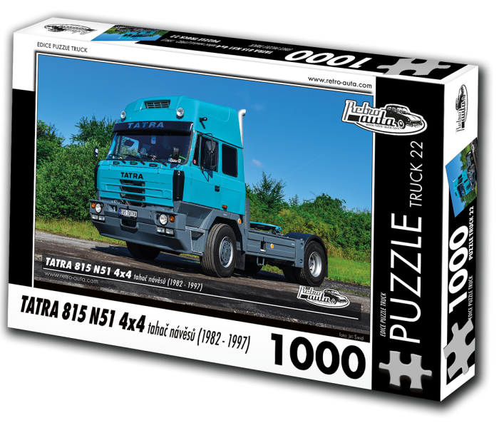 Puzzle - Retro-auta - Tatra 815 N51 Nyerges vontató (1982-1997)