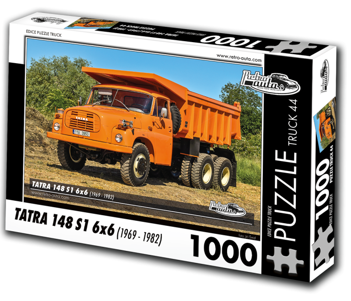 Puzzle - Retro-auta - Tatra148 S1 6x6 (1969-1982)
