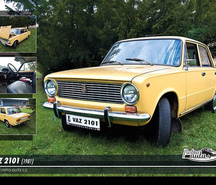 Puzzle - Retro-auta - Puzzle VAZ 2101 (1981)