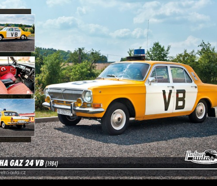 Puzzle - Retro-auta - Puzzle Volha GAZ 24 VB (1984)