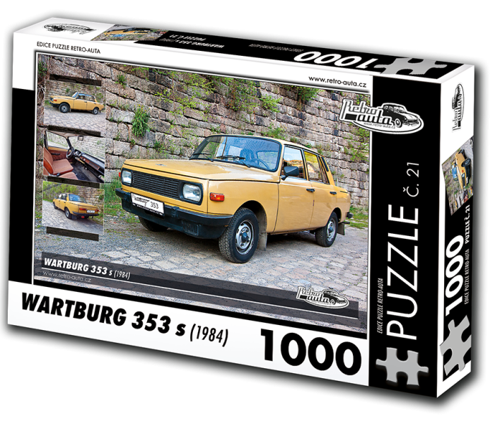 Puzzle - Retro-auta - Puzzle Wartburg 353 S (1984)