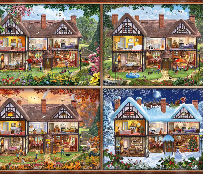 Puzzle - Schmidt - Négy évszak háza