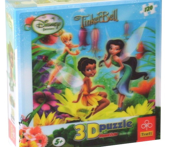 Puzzle - Trefl - Tündérek az erdőben - 3D Puzzle