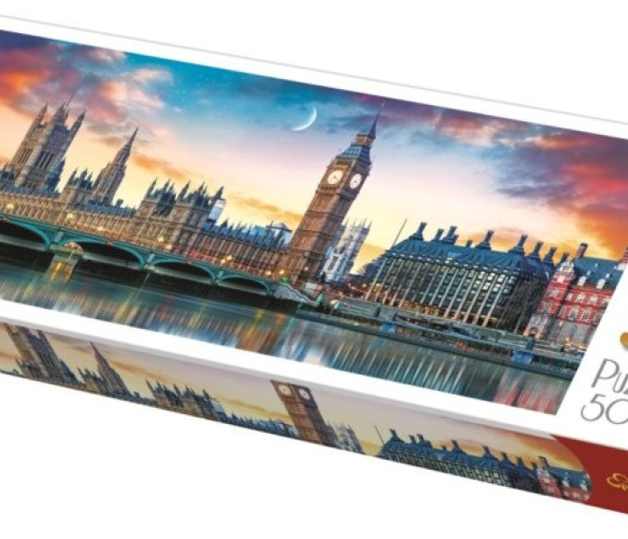 Puzzle - Trefl - Big Ben, London - Panoramatikus Puzzle