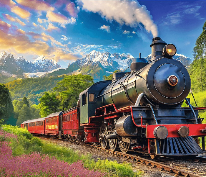 Puzzle - Trefl - Vonatút