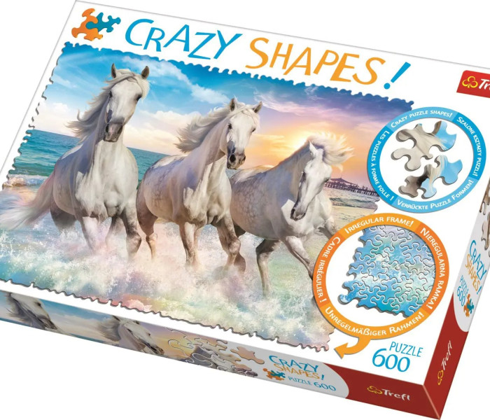 Puzzle - Trefl - Vágtázó lovak a hullámok között