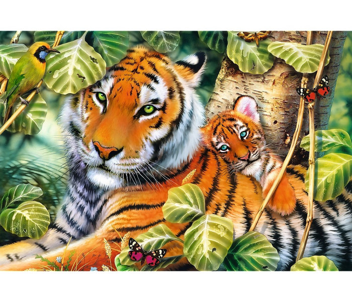 Puzzle - Trefl - Két tigris