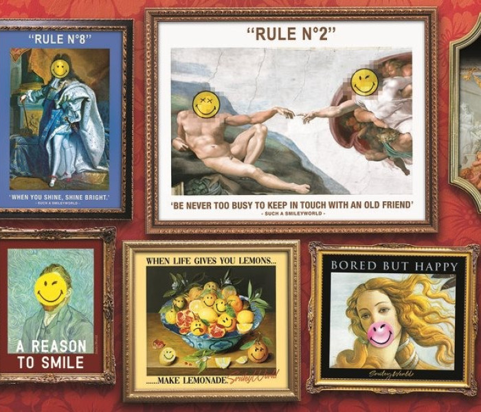 Puzzle - Trefl - Galéria Smiley World - Panoramatikus Puzzle