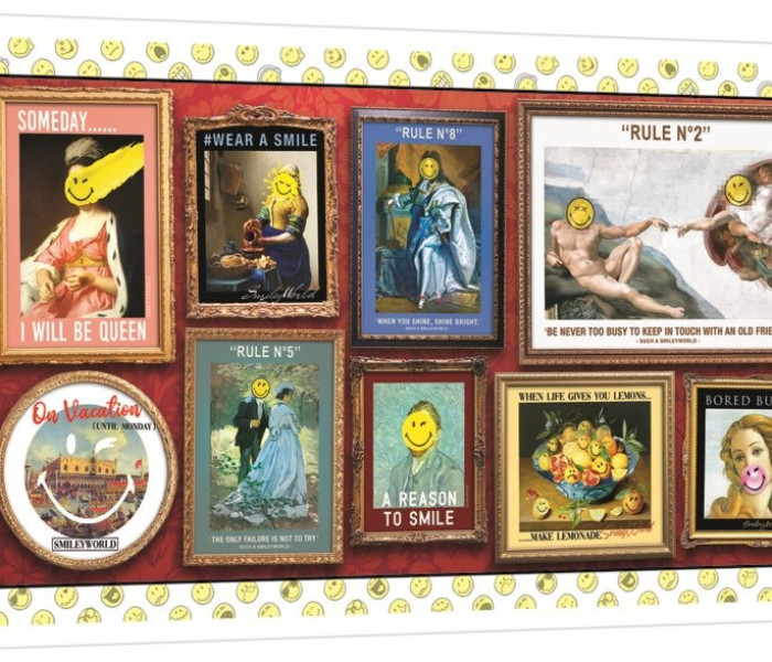 Puzzle - Trefl - Galéria Smiley World - Panoramatikus Puzzle