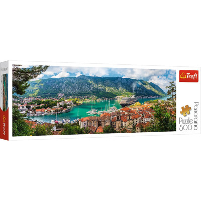 Kotor, Montenegró - Panoramatikus Puzzle