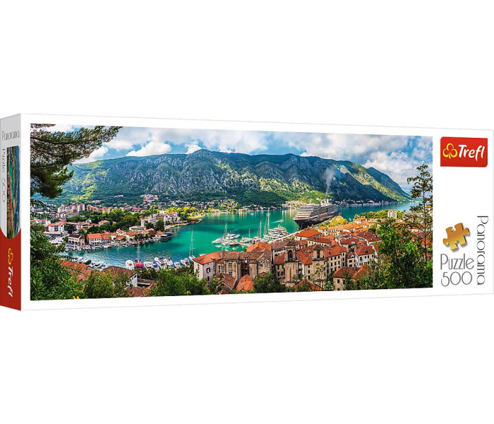 Puzzle - Trefl - Kotor, Montenegró - Panoramatikus Puzzle