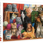 Puzzle - Trefl - Macskatalálkozó