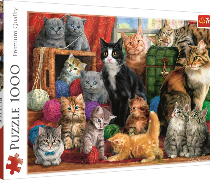 Puzzle - Trefl - Macskatalálkozó