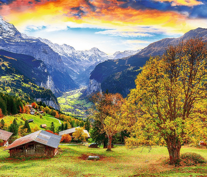 Puzzle - Trefl - Gampong alpine nyang indah