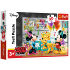 Puzzle - Trefl - Mickey és Minnie a születésnapjukat ünneplik