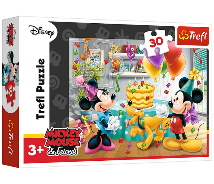 Puzzle - Trefl - Mickey és Minnie a születésnapjukat ünneplik
