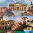 Puzzle - Trefl - Kedvenc helyek: Olaszország