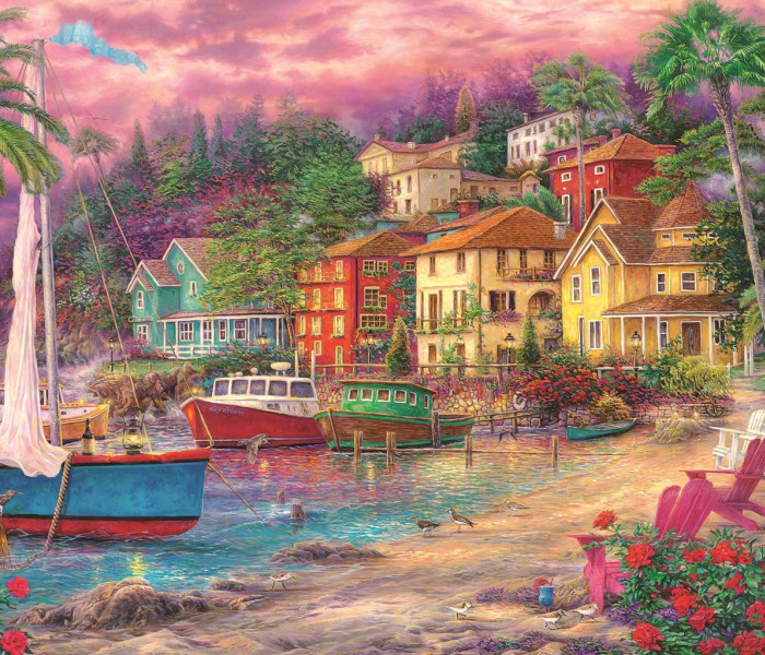 Puzzle - Trefl - Az aranypartokon