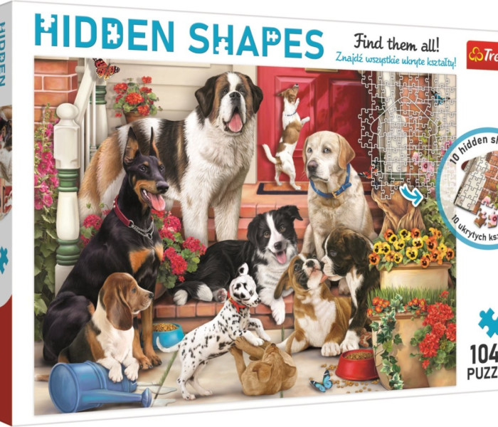 Puzzle - Trefl - Kutyás móka