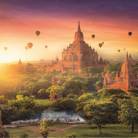 Ősi templom Burmában