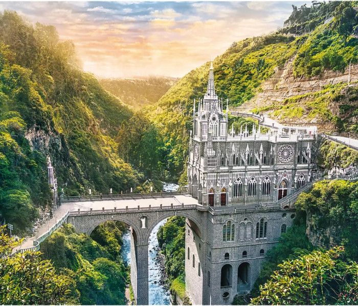 Puzzle - Trefl - Las Lajas szentély, Kolumbia