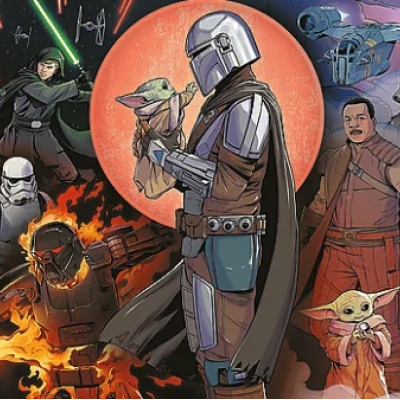 The Mandalorian:Kaland - Panoramatikus Puzzle