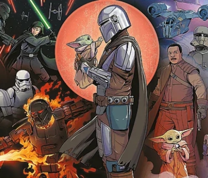 Puzzle - Trefl - The Mandalorian:Kaland - Panoramatikus Puzzle