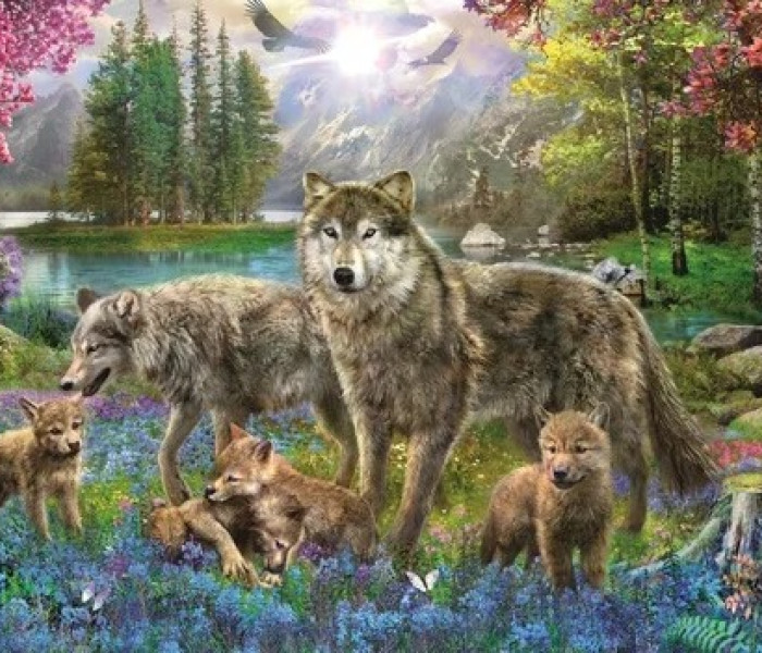 Puzzle - Trefl - Farkas család