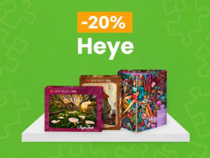 20% kedvezmény a Heye puzzle kínálatra