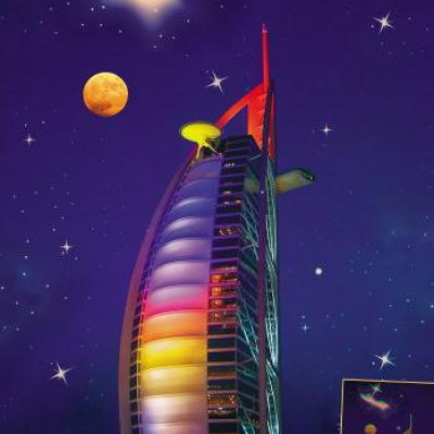 Burj al Arab - Világító kirakós