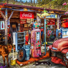 Puzzle - Bluebird - Benzinkút