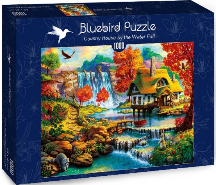 Puzzle - Bluebird - Ház a vízesés közelében