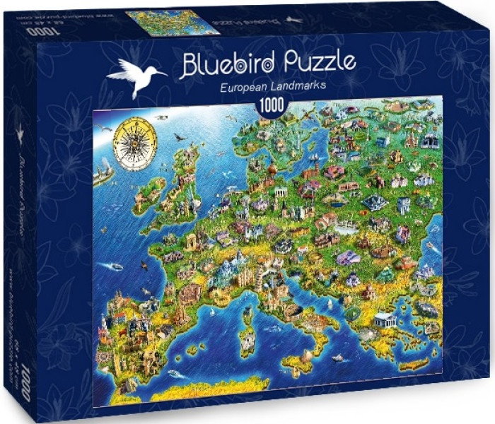 Puzzle - Bluebird - Európai műemlékek
