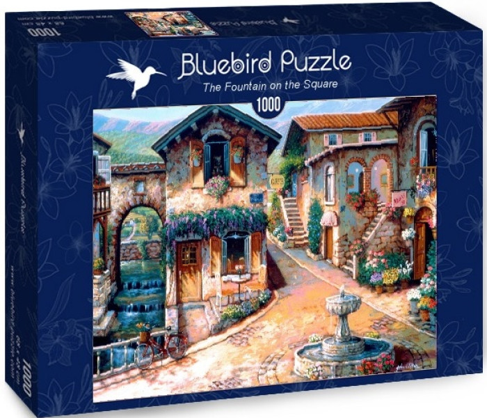 Puzzle - Bluebird - Szökőkút a főtéren