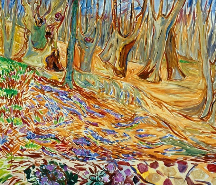 Puzzle - Bluebird - Forest in Spring