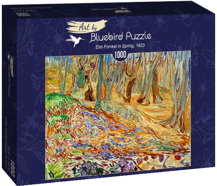 Puzzle - Bluebird - Forest in Spring