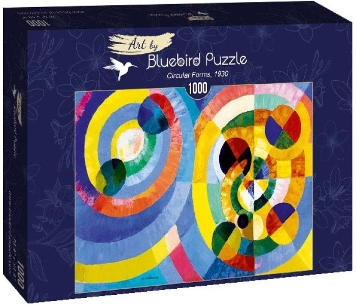 Puzzle - Bluebird - Kör alakú formák