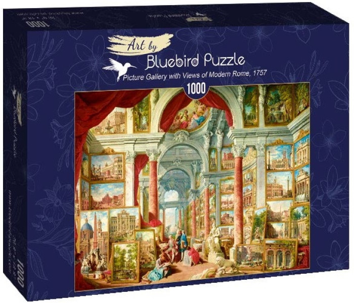 Puzzle - Bluebird - Festmények a modern Róma látképével