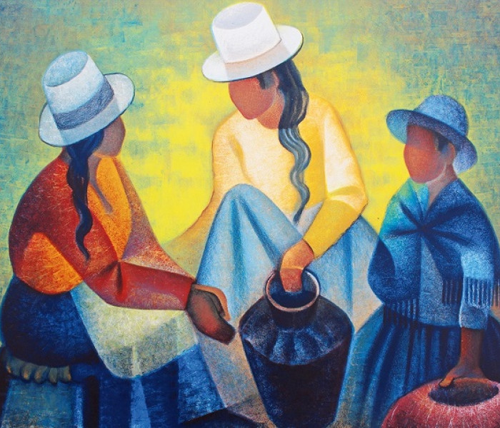 Puzzle - Bluebird - Perui nő