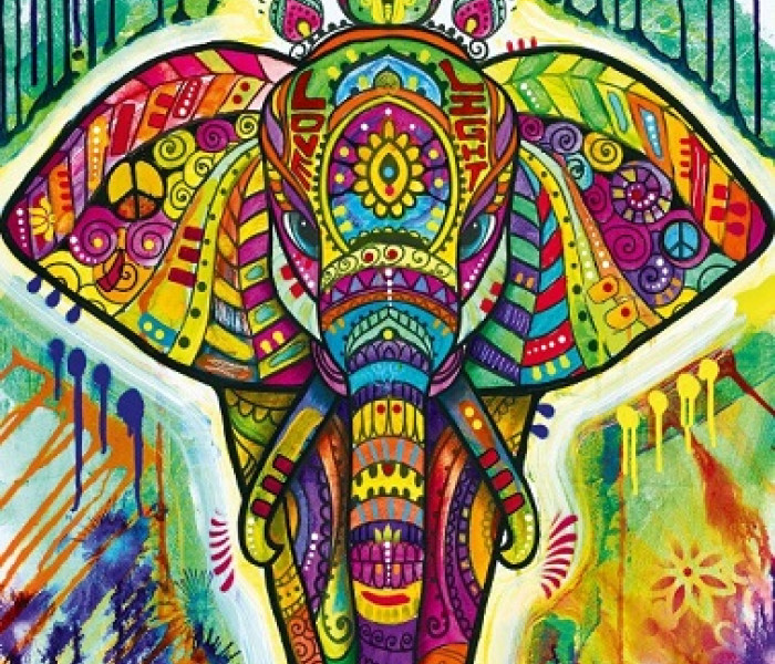 Puzzle - Bluebird - Elefánt