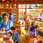 Puzzle - Bluebird - Puzzle Régi cukrászda