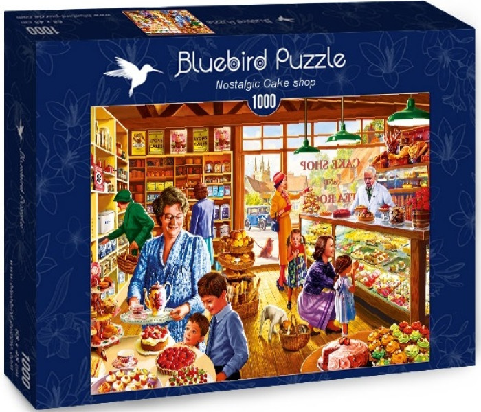 Puzzle - Bluebird - Puzzle Régi cukrászda