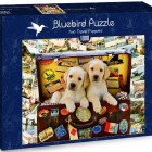 Puzzle - Bluebird - Kölyökkutyák úton
